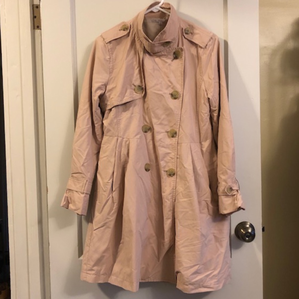 Tan/Pink Trench Coat - Gap - Small - Discounted for J